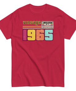 Vintage 1965 Cassette Tape Limited Edition 60th Birthday T-shirt