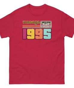 Vintage 1995 Cassette Tape Limited Edition 30th Birthday T-shirt