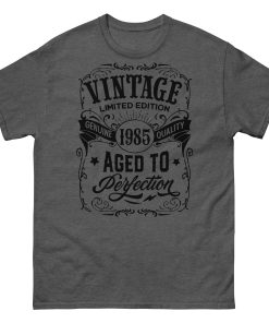 Vintage 1985 T-shirt 40th Birthday Gift Aged To Perfection T shirt