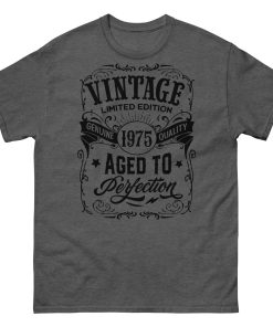 Vintage 1975 T-shirt Aged To Perfection 50th Birthday T shirt