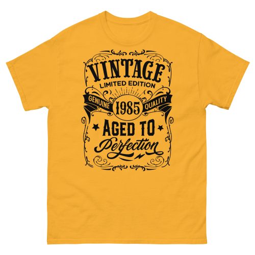 Vintage 1985 T-shirt 40th Birthday Gift Aged To Perfection T shirt