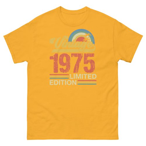 Vintage 1975 T-shirt Limited Edition 50th Birthday T shirt