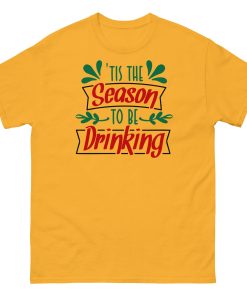 Christmas T-Shirt Tis The Season To Be Drinking