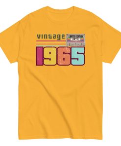 Vintage 1965 Cassette Tape Limited Edition 60th Birthday T-shirt