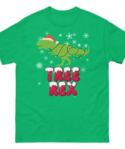 Tree Rex Christmas T-shirt For Men