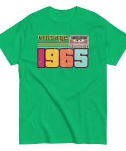 Vintage 1965 Cassette Tape Limited Edition 60th Birthday T-shirt