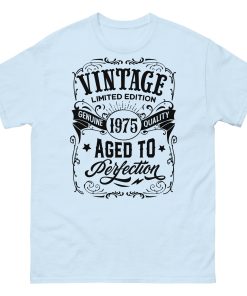 Vintage 1975 T-shirt Aged To Perfection 50th Birthday T shirt