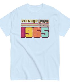 Vintage 1965 Cassette Tape Limited Edition 60th Birthday T-shirt