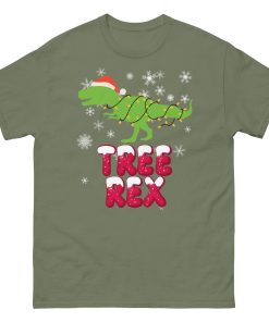 Tree Rex Christmas T-shirt For Men