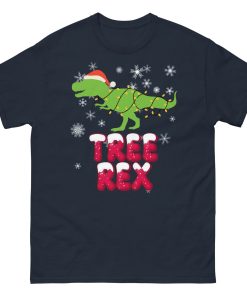 Tree Rex Christmas T-shirt For Men