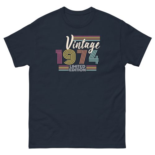 Vintage 1974 T-shirt Limited Edition 50th Birthday T-shirt