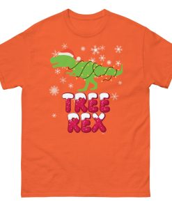 Tree Rex Christmas T-shirt For Men