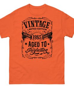 Vintage 1985 T-shirt 40th Birthday Gift Aged To Perfection T shirt