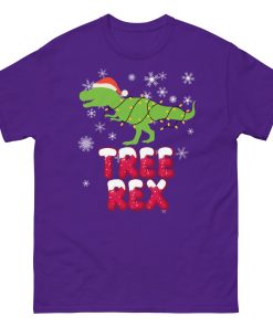 Tree Rex Christmas T-shirt For Men