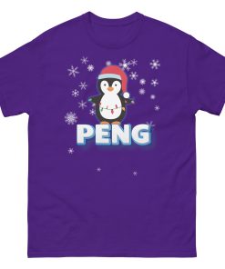 PENG – Penguin Christmas T-shirt for Peng Men