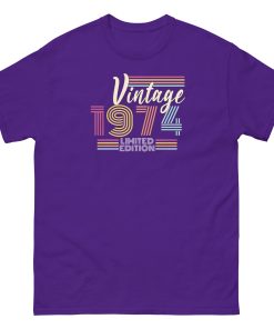Vintage 1974 T-shirt Limited Edition 50th Birthday T-shirt