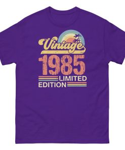Vintage 1985 T-shirt 40th Birthday Limited Edition T-shirt