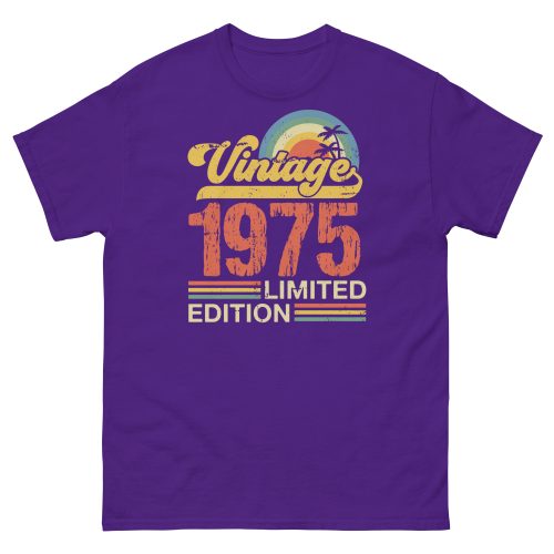 Vintage 1975 T-shirt Limited Edition 50th Birthday T shirt