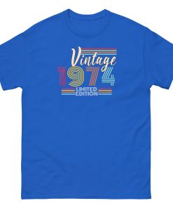 Vintage 1974 T-shirt Limited Edition 50th Birthday T-shirt