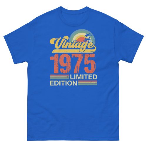 Vintage 1975 T-shirt Limited Edition 50th Birthday T shirt