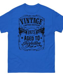 Vintage 1975 T-shirt Aged To Perfection 50th Birthday T shirt