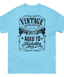 Vintage 1975 T-shirt Aged To Perfection 50th Birthday T shirt