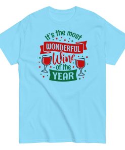 Wine Christmas T-shirt It’s The Most Wonderful Wine Of The Year