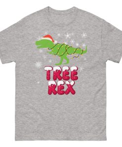 Tree Rex Christmas T-shirt For Men