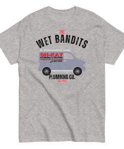 Home Alone Christmas T-shirt The Wet Bandits Plumbing Co