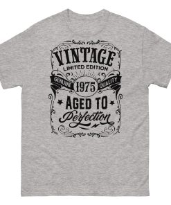 Vintage 1975 T-shirt Aged To Perfection 50th Birthday T shirt