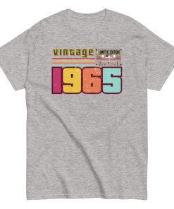 Vintage 1965 Cassette Tape Limited Edition 60th Birthday T-shirt