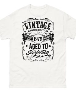 Vintage 1975 T-shirt Aged To Perfection 50th Birthday T shirt