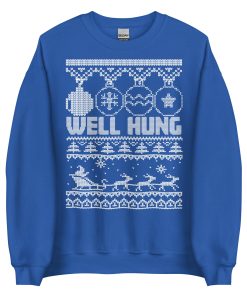 Well Hung Christmas Jumper – Funny Rude Cheeky Christmas Jumper
