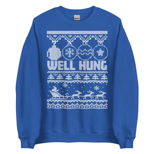 Well Hung Christmas Jumper – Funny Rude Cheeky Christmas Jumper