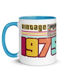 Vintage 1975 Limited Edition 50th Birthday Mug 1975 Gift