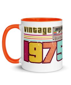 Vintage 1975 Limited Edition 50th Birthday Mug 1975 Gift