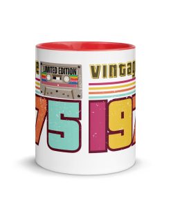 Vintage 1975 Limited Edition 50th Birthday Mug 1975 Gift