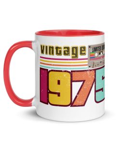 Vintage 1975 Limited Edition 50th Birthday Mug 1975 Gift