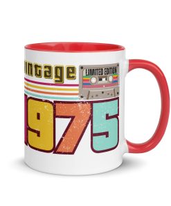 Vintage 1975 Limited Edition 50th Birthday Mug 1975 Gift