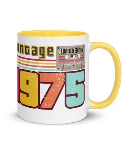 Vintage 1975 Limited Edition 50th Birthday Mug 1975 Gift
