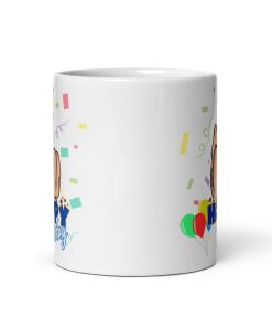 Middle Finger Happy Birthday Mug For Men