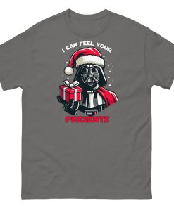 Space Wars Christmas T-shirt Darth Vader I Can Feel Your Presents
