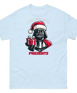 Space Wars Christmas T-shirt Darth Vader I Can Feel Your Presents