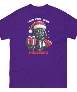 Space Wars Christmas T-shirt Darth Vader I Can Feel Your Presents - Image 5