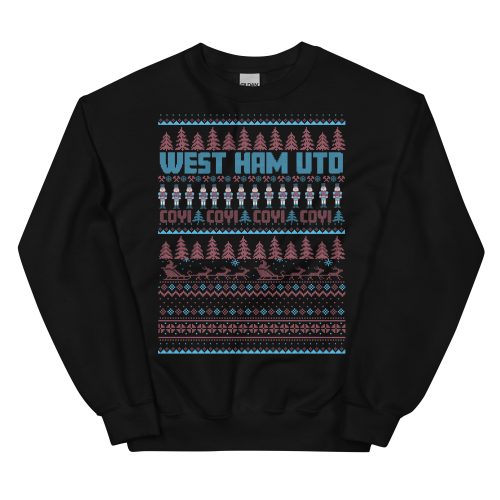 West Ham Christmas Jumper Black