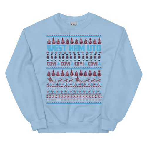 West Ham Christmas Jumper Blue