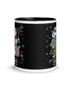 Snowasis Christmas Mug Oasis Liam & Noel Gallagher Snowman