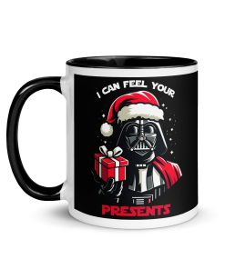 Space Wars Christmas Mug Darth Vader I Can Feel Your Presents