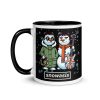 Snowasis Christmas Mug Oasis Liam & Noel Gallagher Snowman