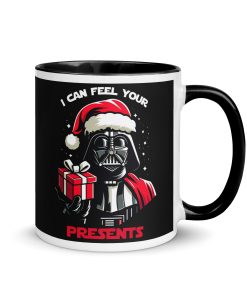 Space Wars Christmas Mug Darth Vader I Can Feel Your Presents